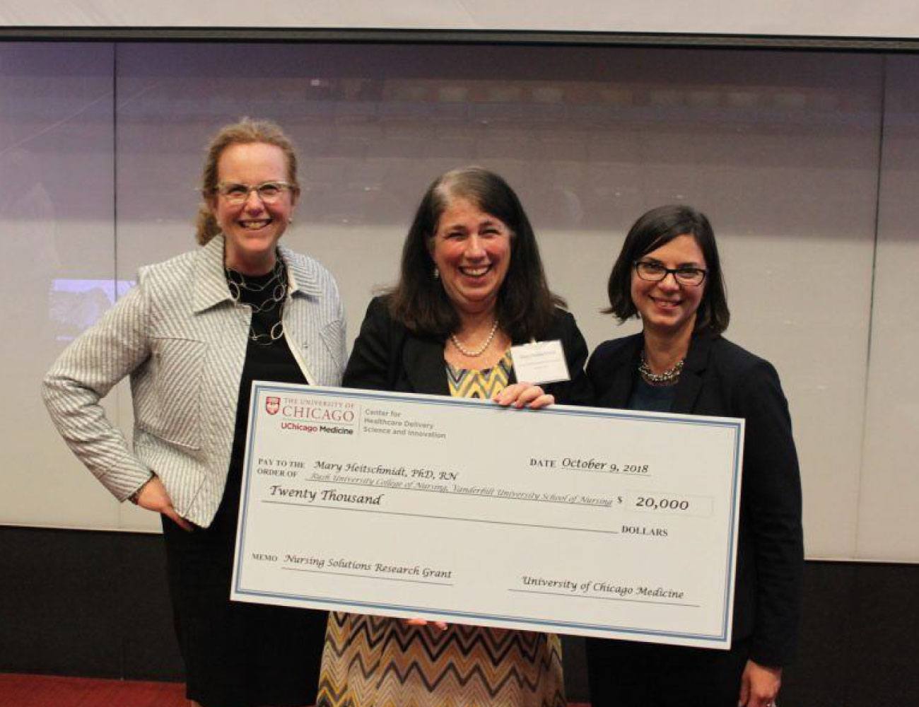 Mary Heitschmidt, 2018 Winner of Nursing Solutions Research Grant