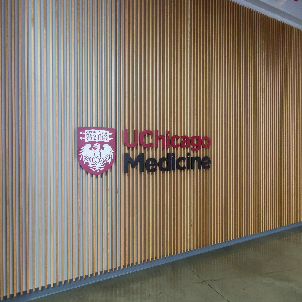 UChicago Medicine entry wall