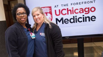 UChicago medical professionals at Magnet Fair