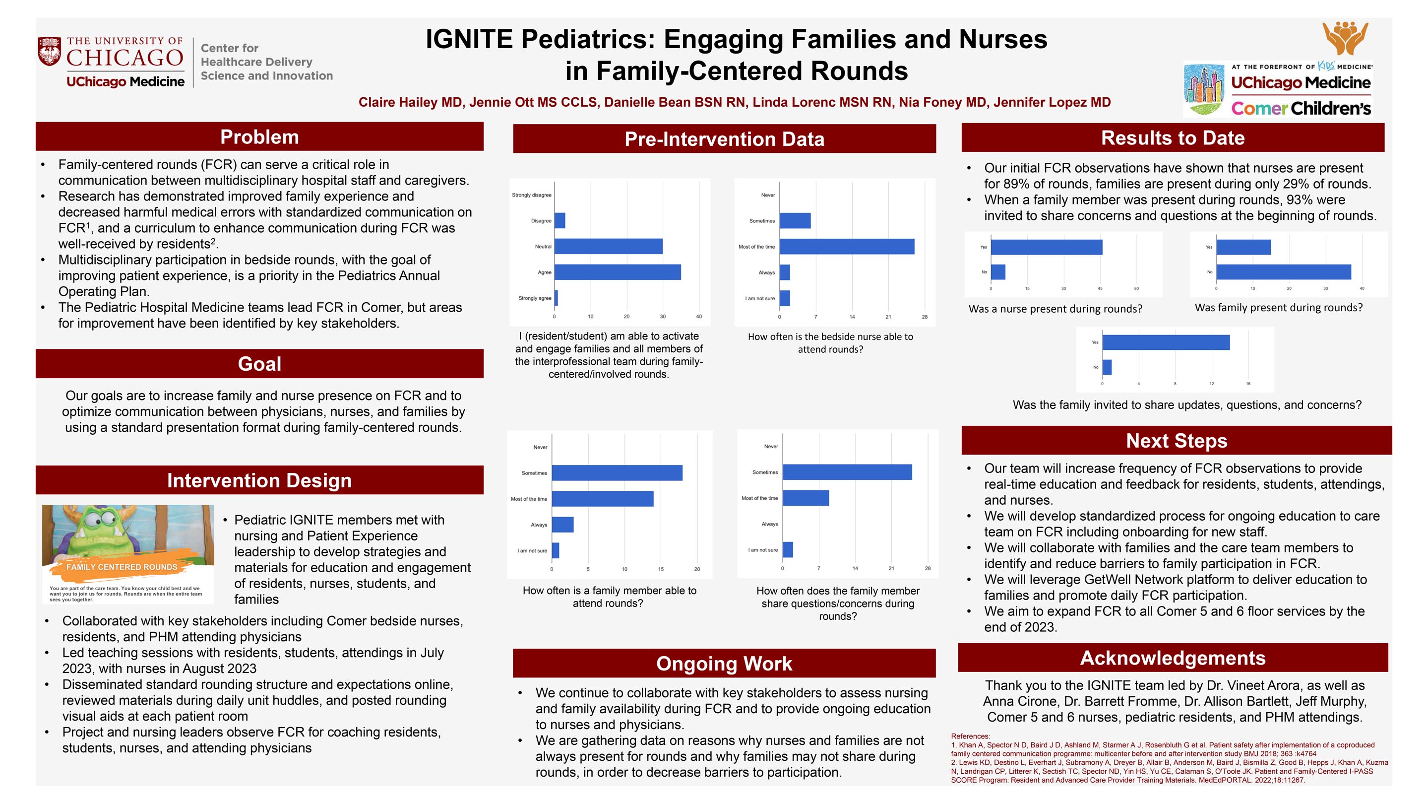 HAILEY_IGNITE Pediatrics- Engaging Families and Nurses in Family-Centered Rounds