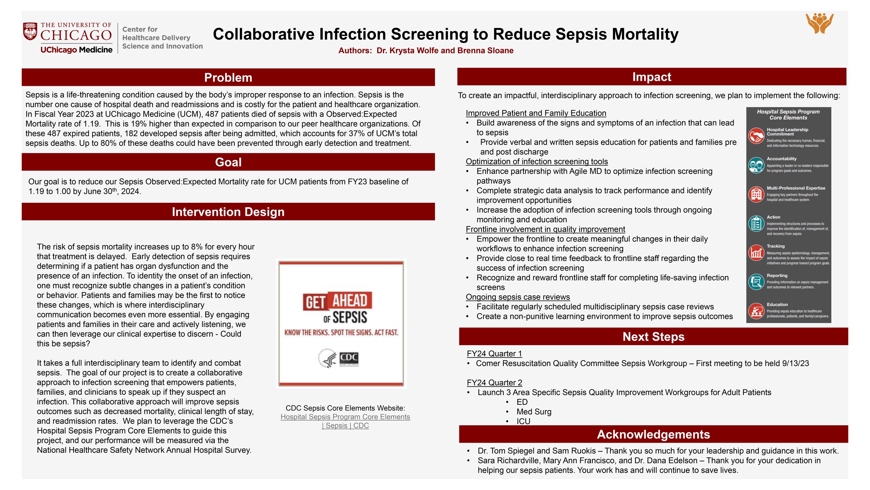 SLOANE_Collaborative Infection Screening to Reduce Sepsis Mortality