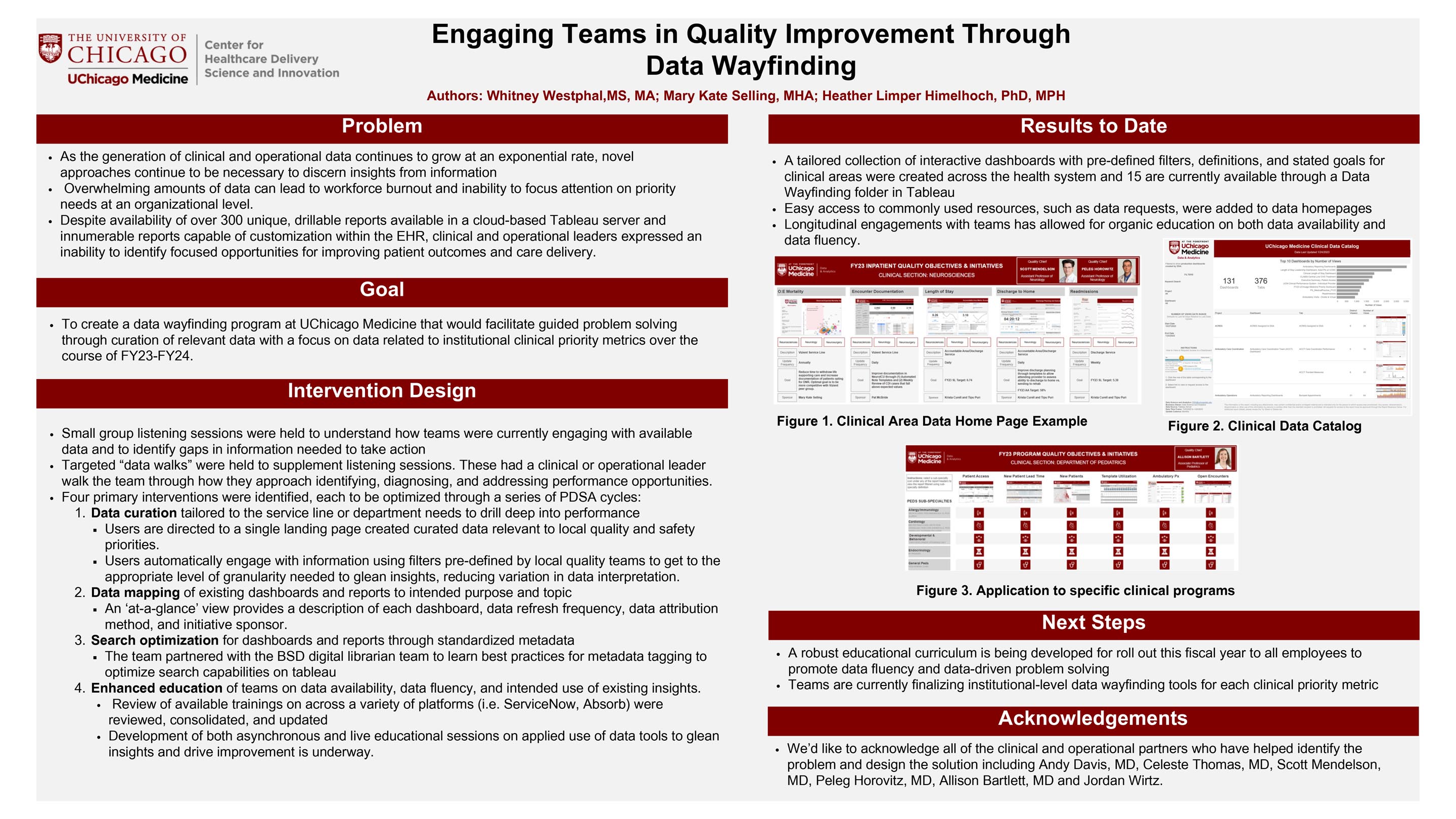 WESTPHAL_Engaging Teams in Quality Improvement Through Data Wayfinding